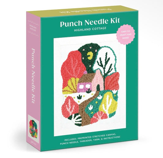 Highland Cottage Punch Needle Kit