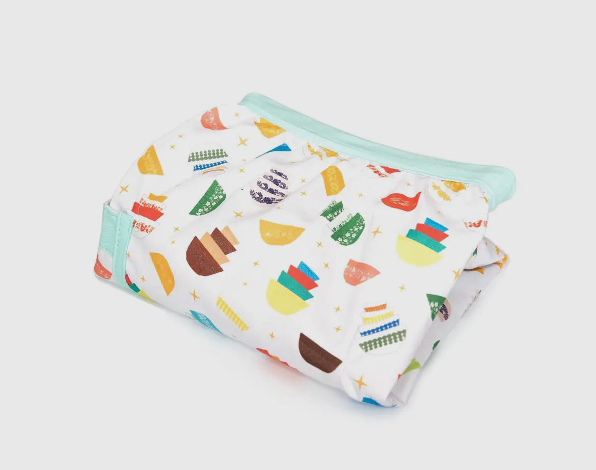 Pyrex-Inspired Cotton Apron — Retro Kitchen Charm