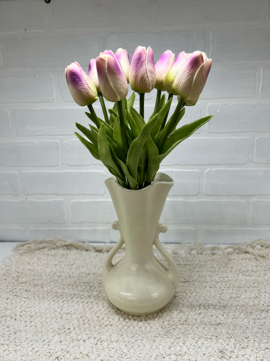 Purple & white Real Feel tulip bundle