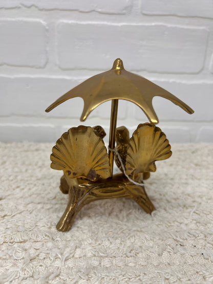 Brass Lovebirds Figurine