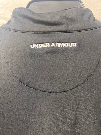Size L Under Armour Black 1/4 zip Pullover