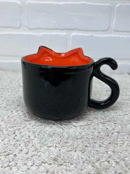 Beistle Halloween Black Cat Mug