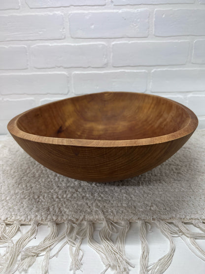 Large Hard Wood Clarendon Vermont Bowl