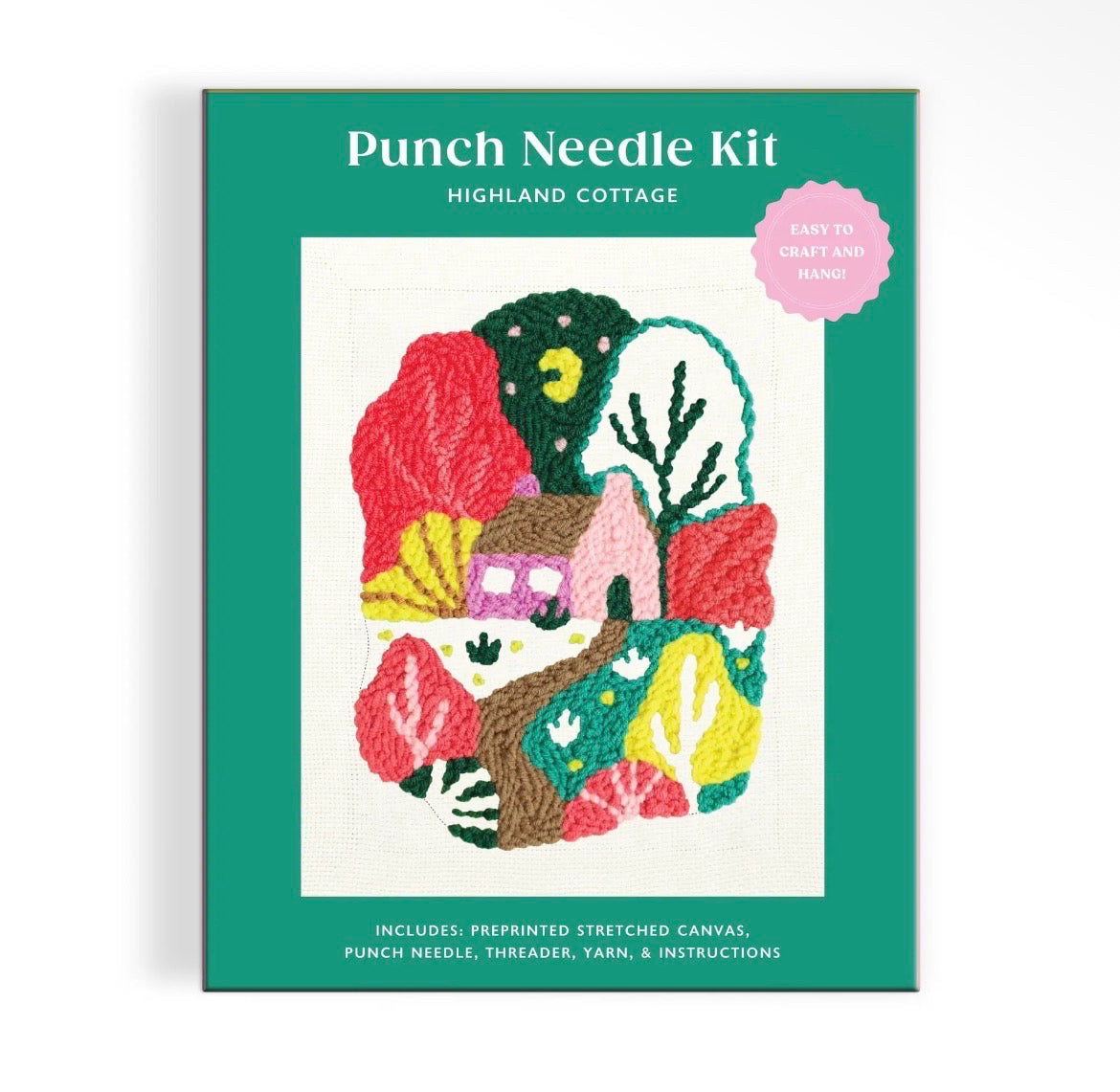 Highland Cottage Punch Needle Kit