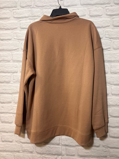 Size XXL Mondetta Tan Fleece Lined Sweatshirt