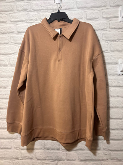 Size XXL Mondetta Tan Fleece Lined Sweatshirt