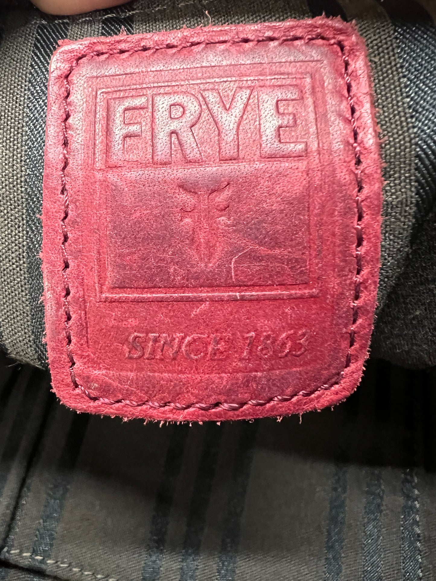 Frye Melissa Hobo Bag in Red Leather