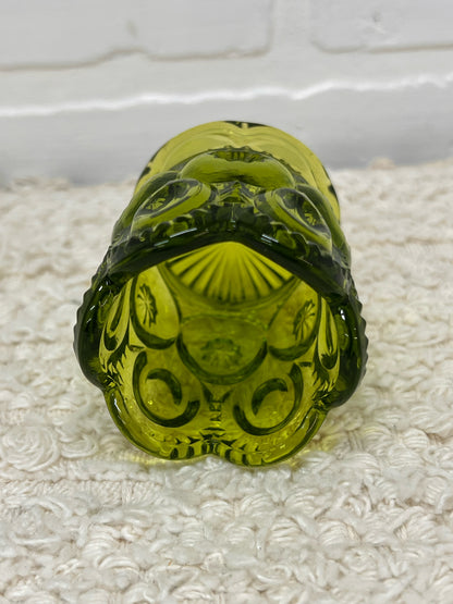 LE Smith Moon & Stars Green Toothpick Holder