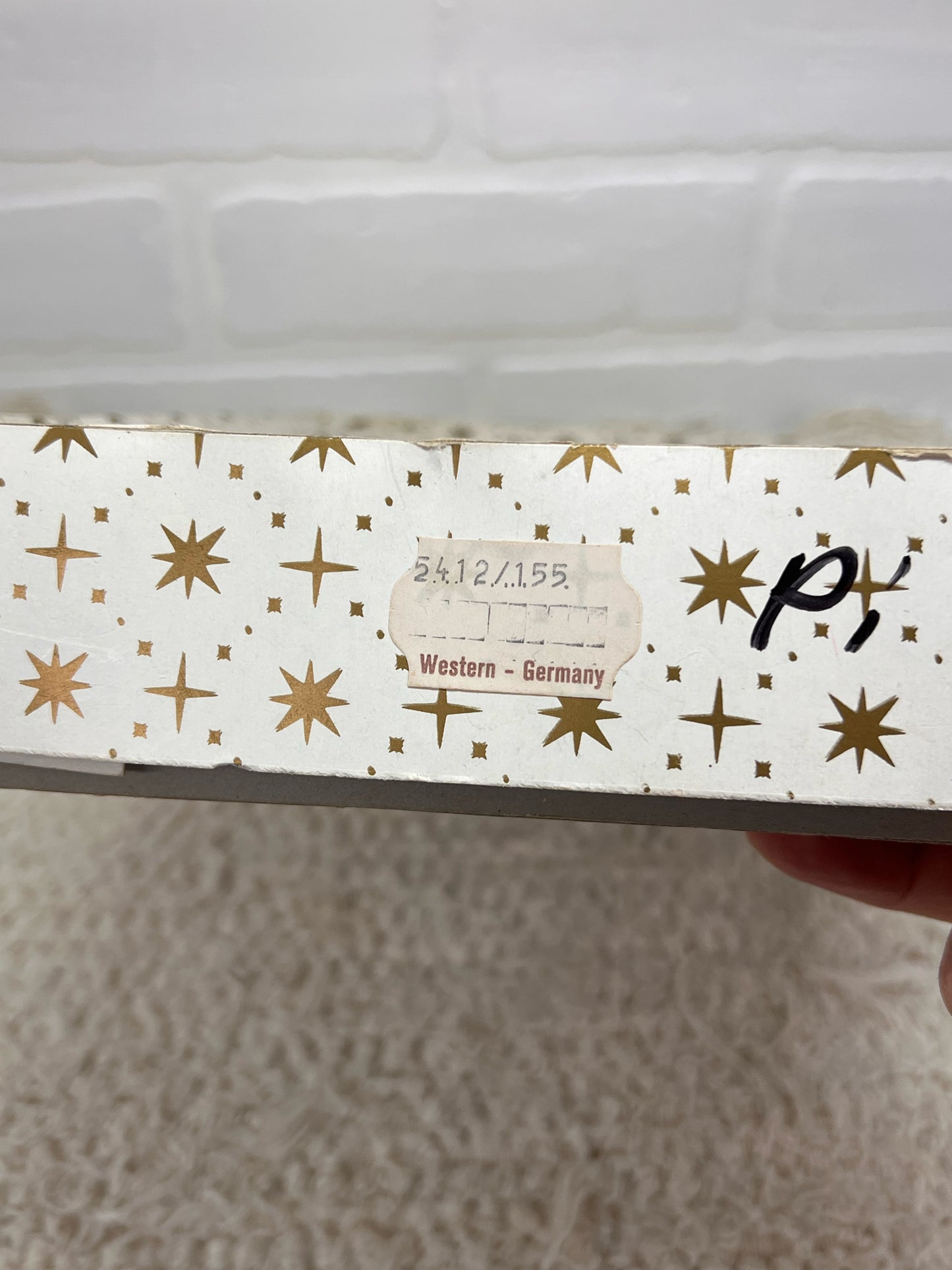 Vintage Pink Glass West German Icicle Ornament Set