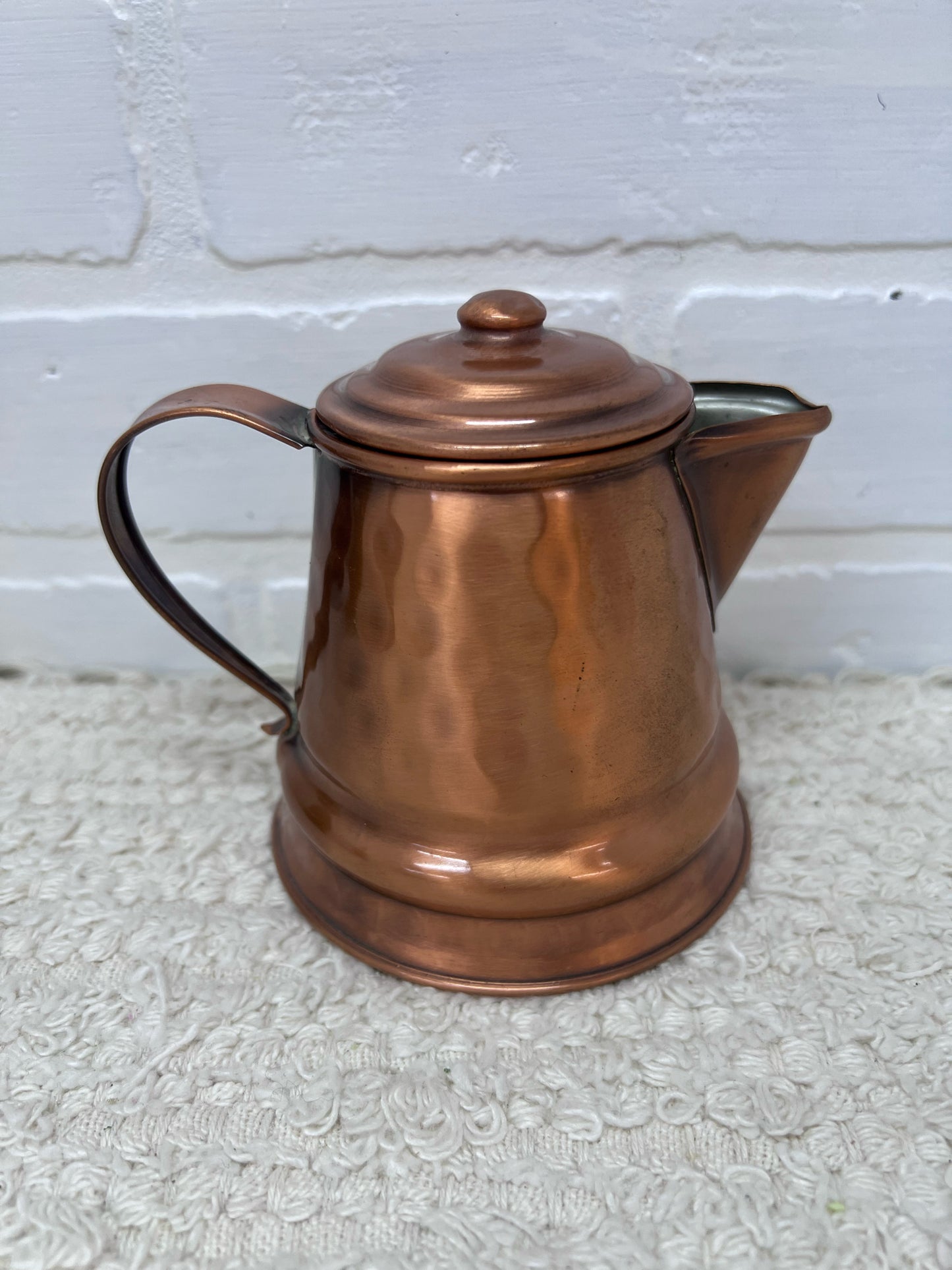 Gregorian Copper Teapot 4" Tall