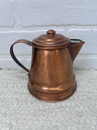 Gregorian Copper Teapot 4" Tall