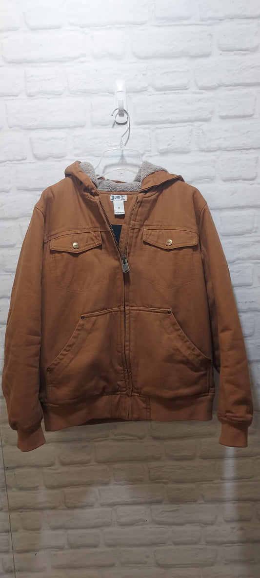 Size M Duluth Trading Co. Firehose Fabric Tan Jacket