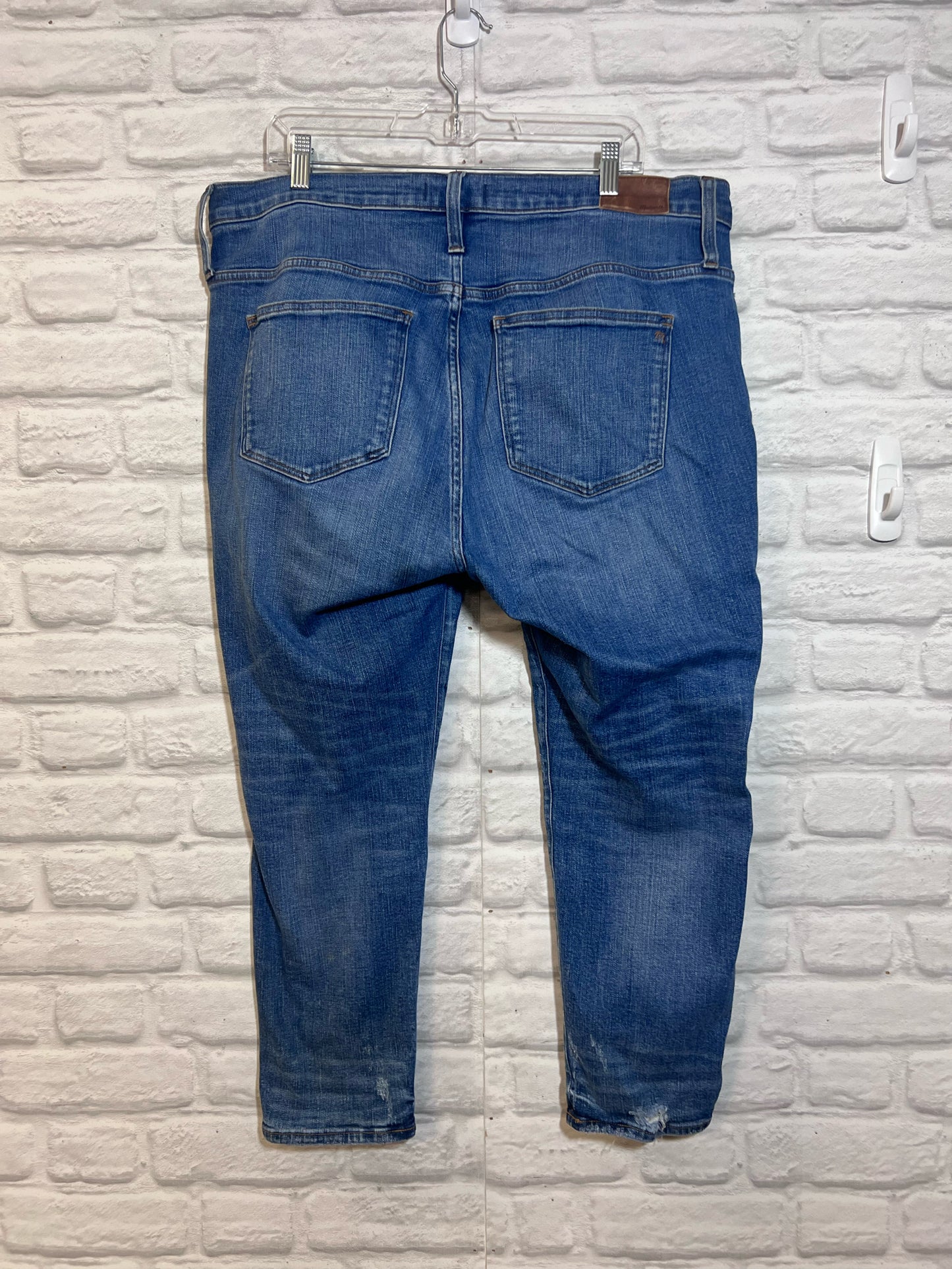 Madewell Size 34 Waist petite Cut Slim Straight Leg Jeans