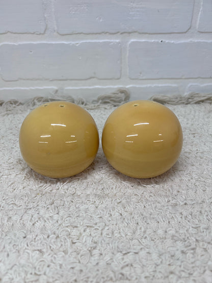 Yellow Ball Salt & Pepper Shaker Set (2) Stamped Japan