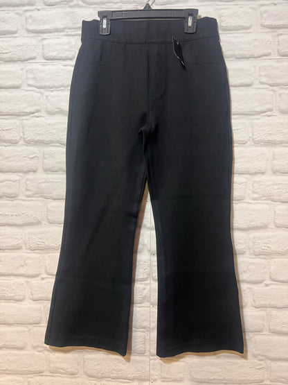 Spanx Black Cropped Length Pull-On Style Pants Medium