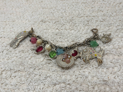 Vintage Sea-Inspired Charm Bracelet