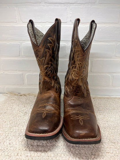 Shoe Size 10 Laredo Anita Western Boots - Brown Leather