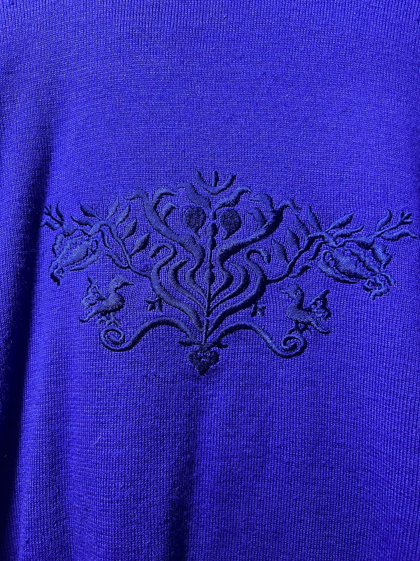 Size M Meister Royal Purple Turtleneck Vintage Sweater