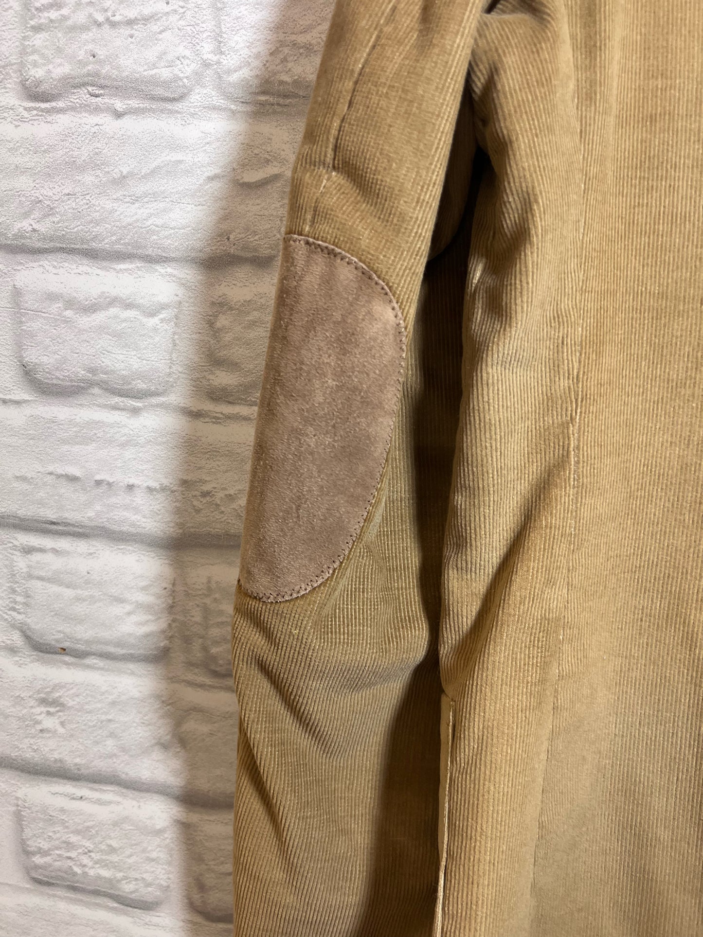 Farah Brand Men's Corduroy Blazer w/ Suede Elbow Patches Circa 1980s