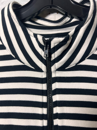Size XL CAbi Striped Longline Cardigan