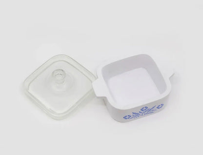 Pyrex or Corningware Inspired Ceramic Trinket Dish