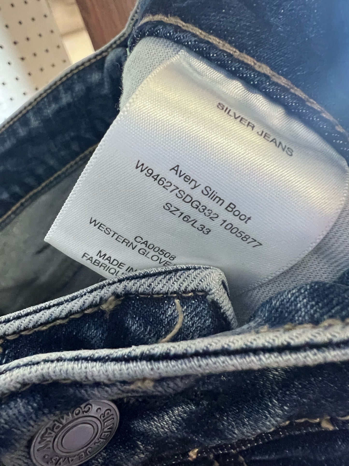 Silver Jeans Co. Size 16 Avery Slim Boot jeans