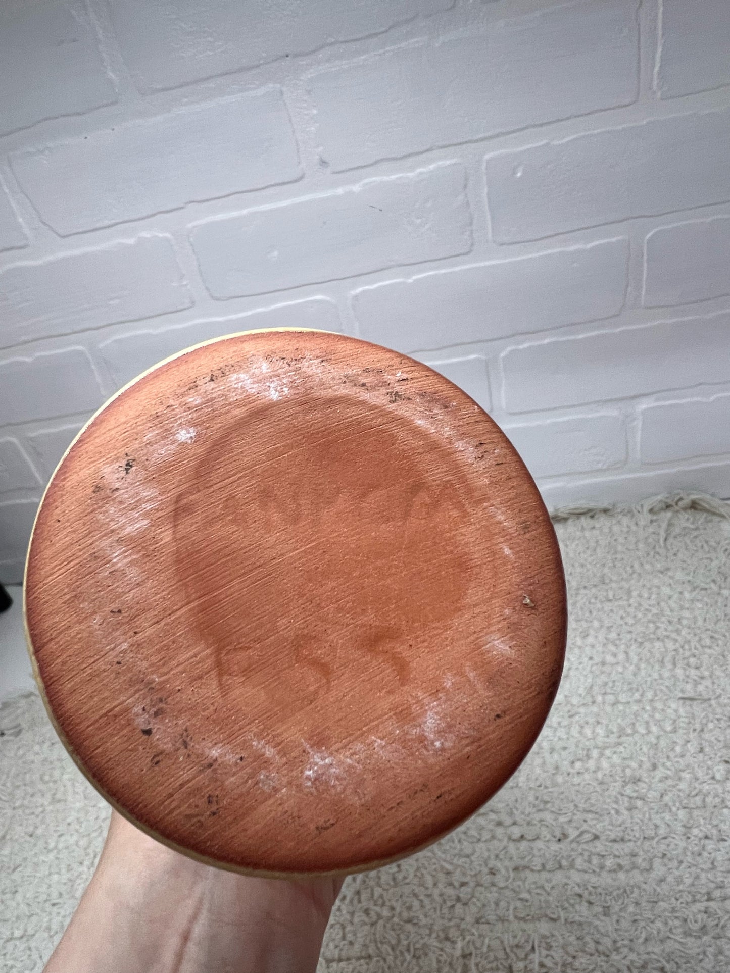 Frankoma MCM Wine Bottle Vase 17" Tall