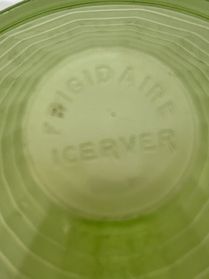 1930's Uranium Glass Frigidaire Ice Bucket