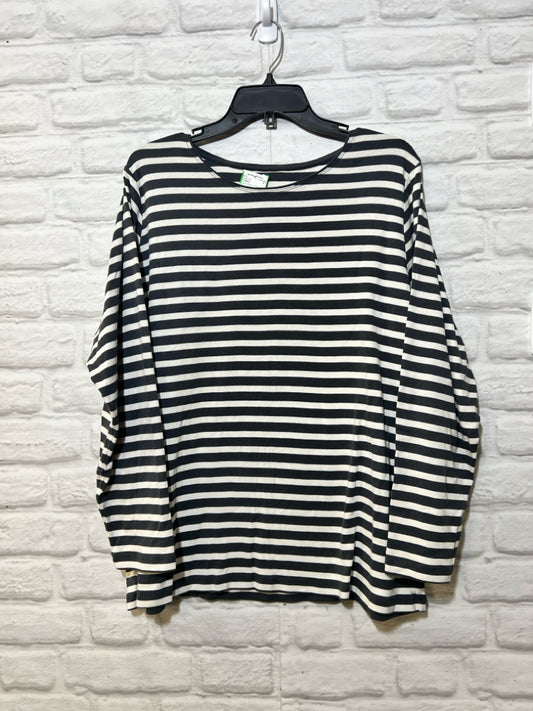 Size 2X CJ Banks striped cotton top