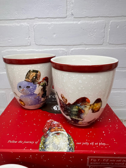 Williams-Sonoma Nordic Elf Mug Set (4)