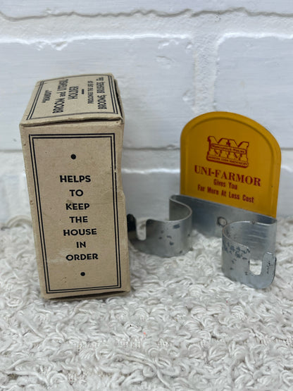 Vintage Advertising Minneapolis Moline Broom Holder New in Box