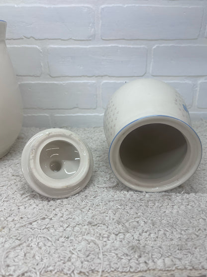 Aunt Rhody Set of 3 Lidded Goose Canisters