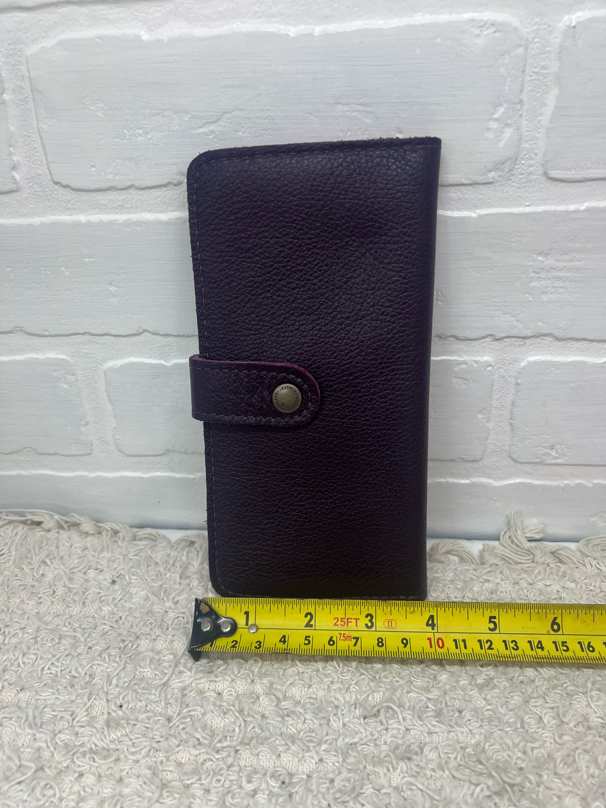 Portland Leather Burgundy Plum Wallet