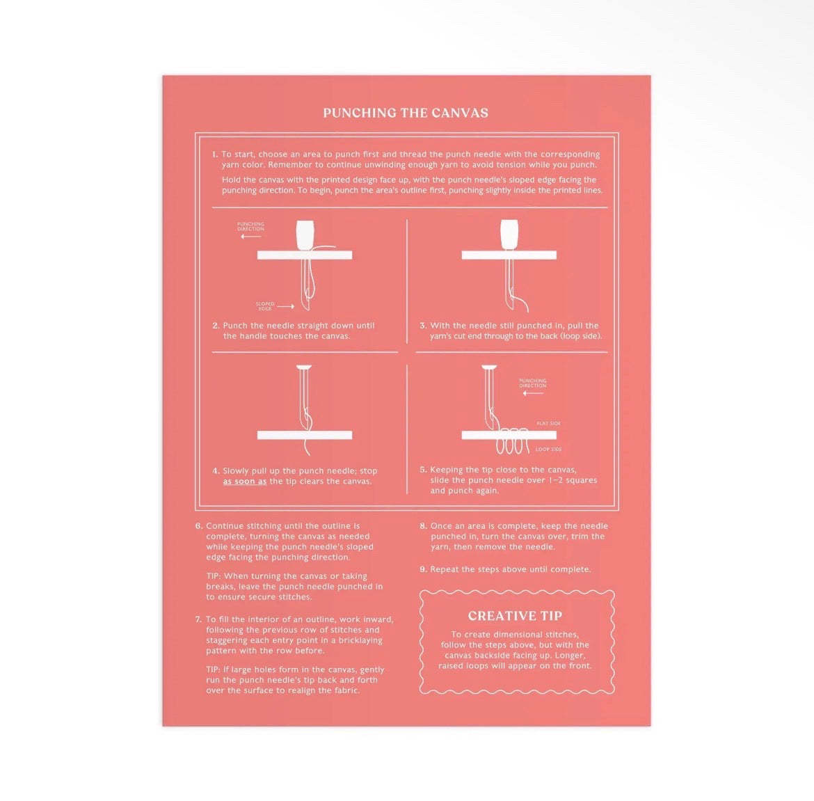 Highland Cottage Punch Needle Kit