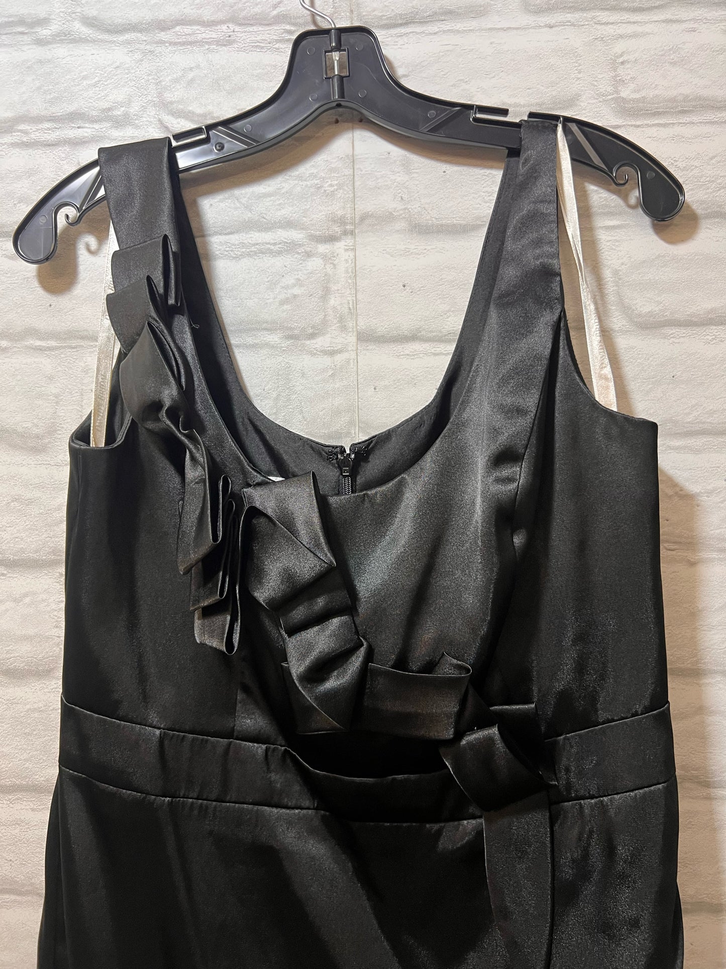 Size 12 David's Bridal Black Cocktail Dress