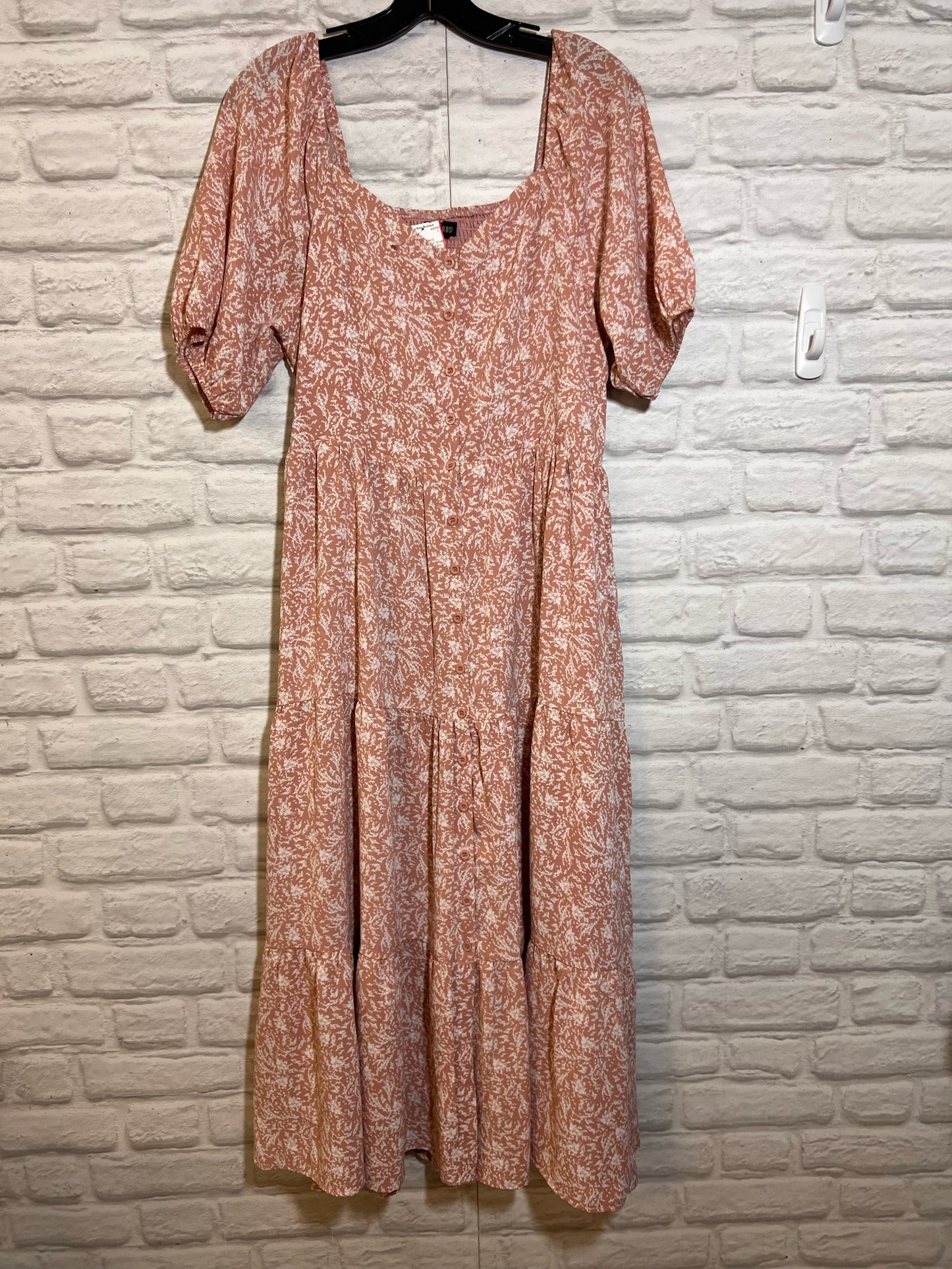 Size M Mika Rose Pink Floral Maxi Dress