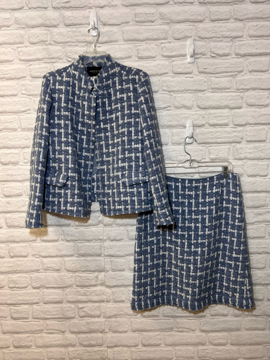 Size 8 & 10 Lafayette 148 Wool Blend Jacket & Skirt Set