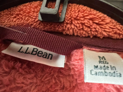 Size M LL Bean Hi-Pile Fleece Jacket