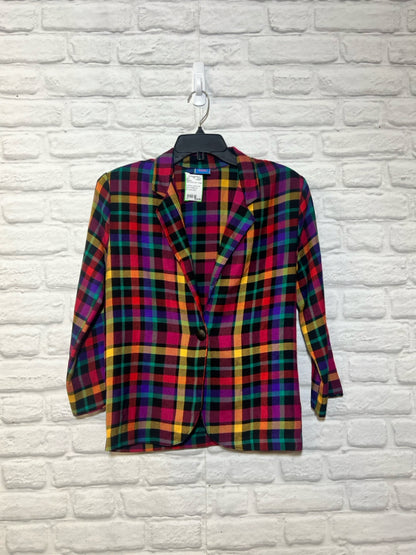 New Movr PLaid 1980's Power Blazer