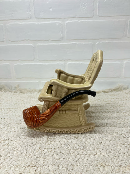 Lefton chair and pipe planter