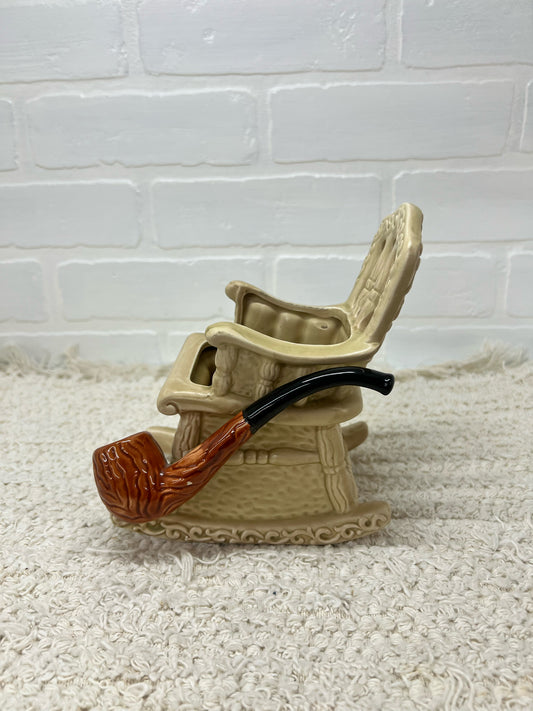 Lefton chair and pipe planter