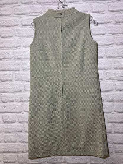 Size M Majestic Taupe Mid-Century Shift  Dress