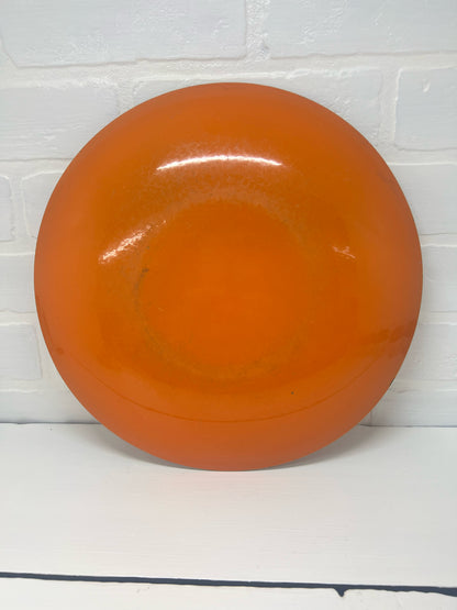 Catherine Holm 12 inch Lotus platter in orange