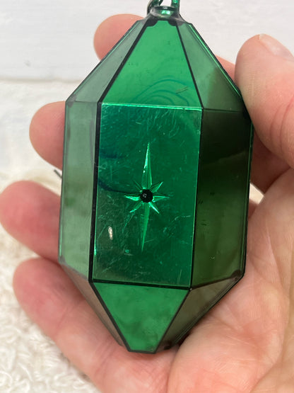 JewelBrite Vintage Santa Diorama Ornament