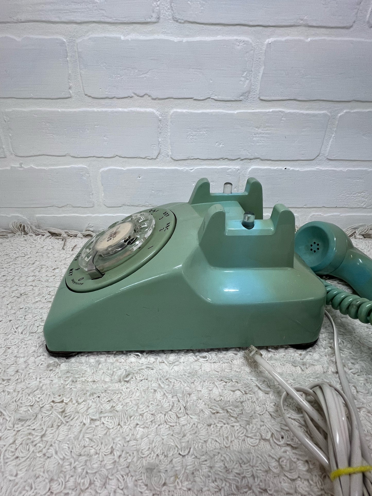 Kellogg Mint Green Rotary Telephone 1960's